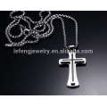 New hot sale stainless steel jerusalem mens silver cross pendant designs